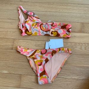 Zimmerman pink paisley bikini